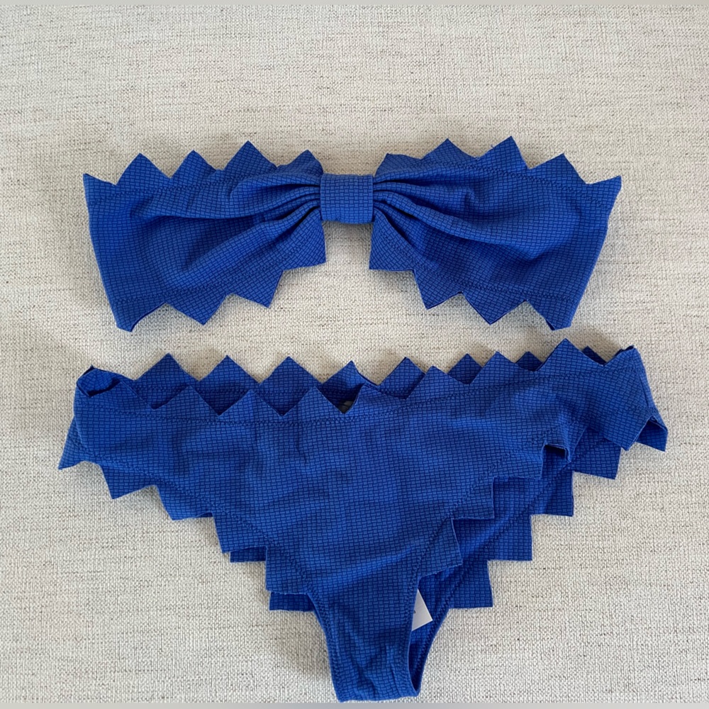 Marysia Bikini in Azure Top XS, Bottom M